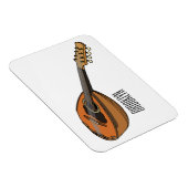 Mandolin-Cartoon-Abbildung Magnet (Rechte Seite)