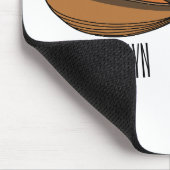 Mandolin-Cartoon-Abbildung Mousepad (Ecke)