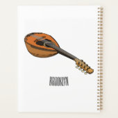 Mandolin-Cartoon-Abbildung Planer (Rückseite)