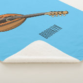 Mandolin-Cartoon-Abbildung Sherpadecke (3/4)