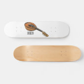Mandolin-Cartoon-Abbildung Skateboard (Horizontal)