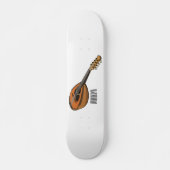 Mandolin-Cartoon-Abbildung Skateboard (Vorne)