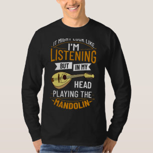 Mandolin Instrument Music Player Einführungskurs 1 T-Shirt