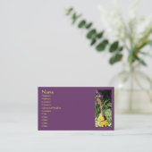 Mandolin Irises Flower Fotografy Business Card Visitenkarte (Stehend Vorderseite)