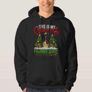 Mandolin Lover Das ist mein Weihnachts-Pajama-Shir Hoodie