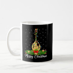 Mandolin Lover Music Lover Matching Weihnachtsmann Kaffeetasse