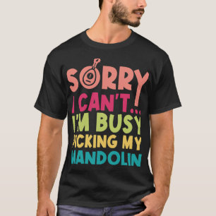 Mandolin Lover Pickte meinen Mandolin-Musiker Mand T-Shirt