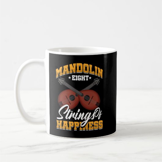 Mandolin Lover Player String Instruments Bluegrass Kaffeetasse (Links)