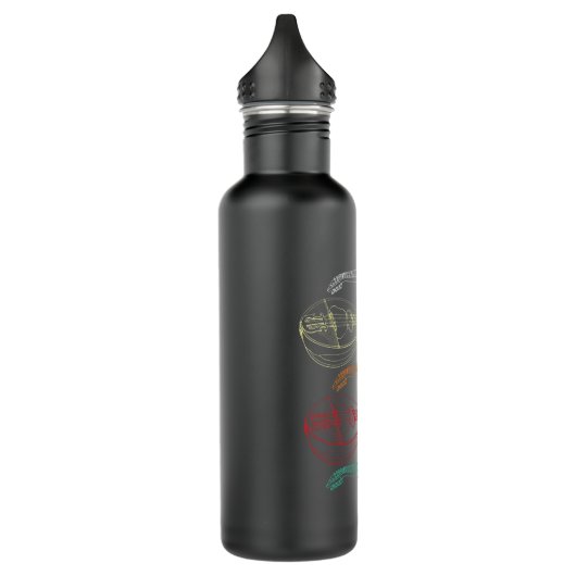 Mandolin Lover Player Strings Player Bluegrass Mus Edelstahlflasche (Links)