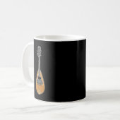 Mandolin Lover String Instrument Bluegrass Music Kaffeetasse (Vorderseite Links)