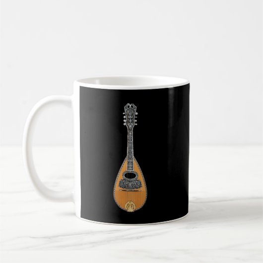 Mandolin Lover String Instrument Bluegrass Music Kaffeetasse (Links)