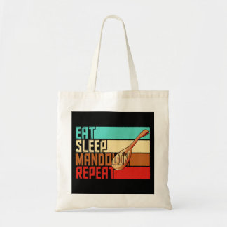 Mandolin Lover Vintag Eat Sleep Wiederholung Mando Tragetasche