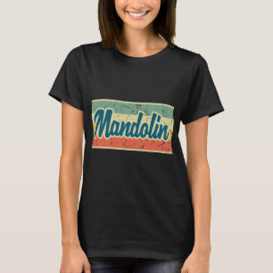 Mandolin Lover Vintag Style Retro T-Shirt