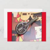 "Mandolin Melody" Postkarte (Vorne/Hinten)