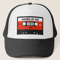 Mandolin Mixtape Retro Rotes Vintages Kassettenban