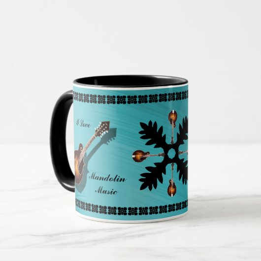 MANDOLIN-MUG TASSE (Vorderseite Links)