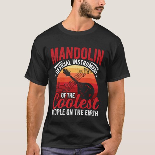 Mandolin Music Instrument Player Expert Musician P T-Shirt (Vorderseite)