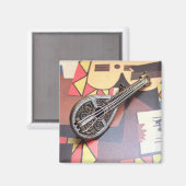 "Mandolin Music" Magnet (Vorderseite/Rückseite)