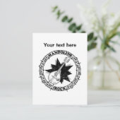 Mandolin Music Postkarte (Stehend Vorderseite)