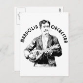 Mandolin Orchestra Postkarte (Vorne/Hinten)