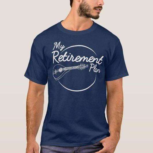 Mandolin-Plan Bluegrass-Instrument T-Shirt (Vorderseite)