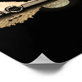 Mandolin Player Country Music Bluegrass Mandolin Poster (Ecke)