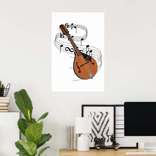 Mandolin Poster (Heimbüro)