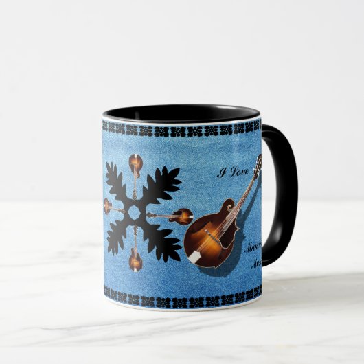 MANDOLIN-TASSE-TASSE TASSE (VorderseiteRechts)