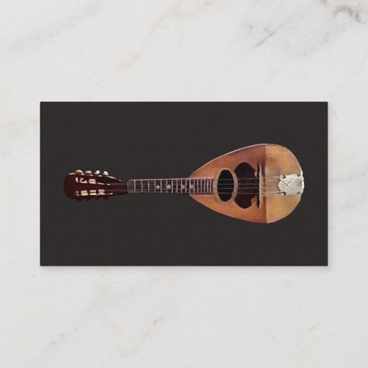 Mandolin Visitenkarte (Rückseite)