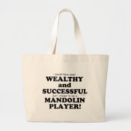 Mandolin Wealthy & Successful Jumbo Stoffbeutel