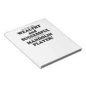 Mandolin Wealthy & Successful Notizblock (angewinkelt)