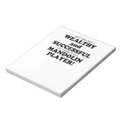 Mandolin Wealthy & Successful Notizblock (Rotiert)