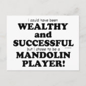 Mandolin Wealthy & Successful Postkarte (Vorderseite)