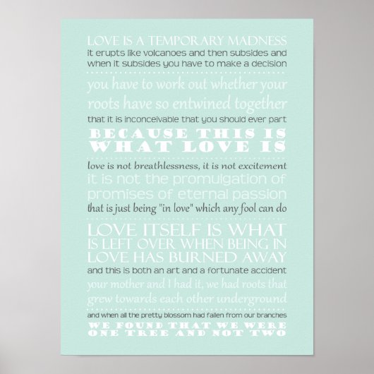 Mandolin-Zitat von Captain Corelli Poster (Vorne)