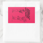 Mandolin Zombie Explode Rechtecksticker Rechteckiger Aufkleber (Tasche)