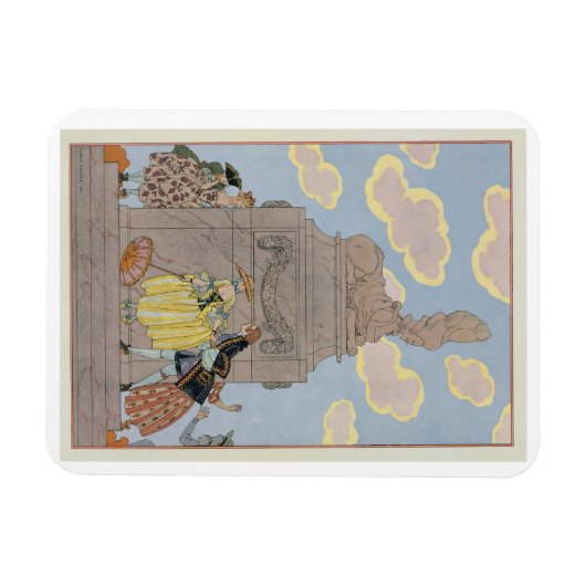 Mandoline, Abbildung für "Fetes Galantes" durch Pa Magnet (Horizontal)