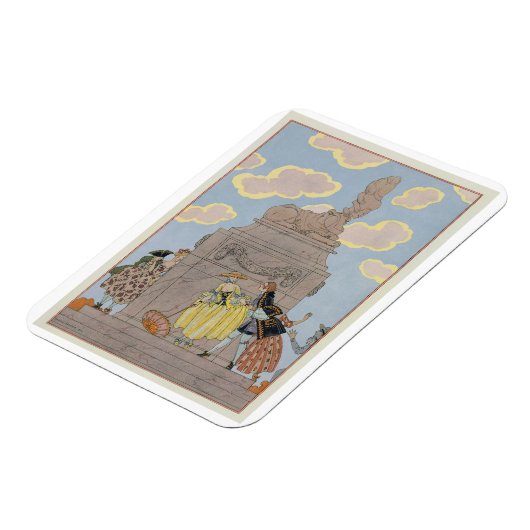 Mandoline, Abbildung für "Fetes Galantes" durch Pa Magnet (Linke Seite)