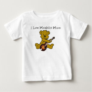 MANDOLINE BEAR-T-SHIRT BABY T-SHIRT