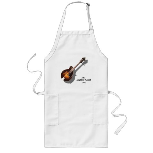 MANDOLINE, DIE COOK-APRON SPIELT LANGE SCHÜRZE (Vorne)