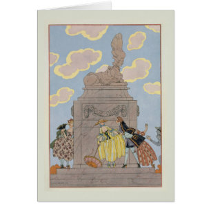 Mandoline, Illustration für "Partys Galantes"