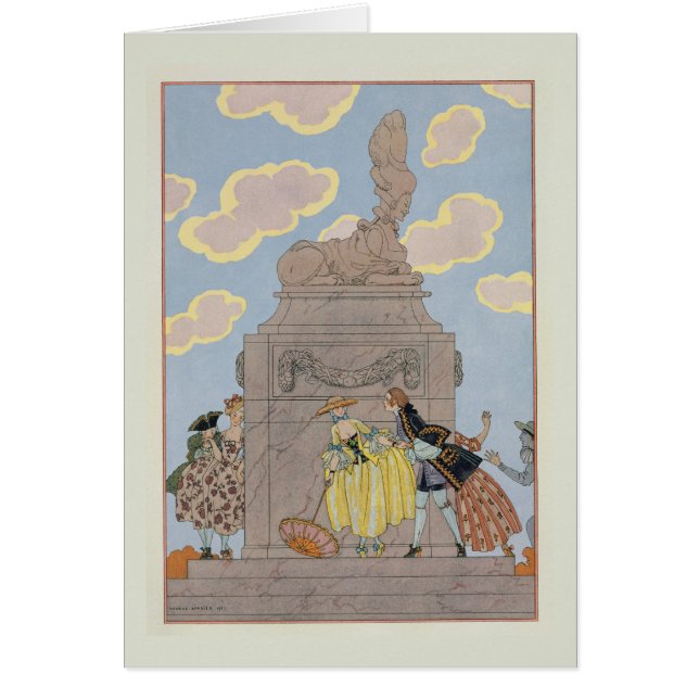 Mandoline, Illustration für "Partys Galantes" (Vorne)