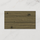 Mandoline - Musikindustrie-Karte Visitenkarte (Rückseite)