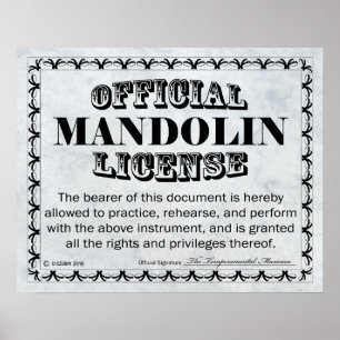 Mandoline Poster