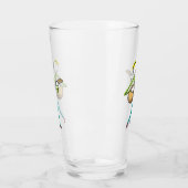 Mandoline spielender Stockmann Glas (Links)