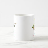 Mandoline spielender Stockmann Kaffeetasse (Mittel)