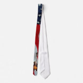 Mandoline - TIE-AMERICAN FLAGGE Krawatte (Rückseite)