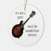MANDOLINE Weihnachtsverzierung Keramikornament (Links)