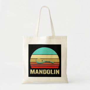 Mandolinen Liebhaber Vintage Retro Stil Sonnenunte Tragetasche