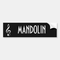 Mandolinen-Musik-Autoaufkleber-Geschenk