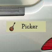 Mandolinen-Pflücker Autoaufkleber (Auf Auto)